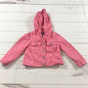 Gap Girl's Denim Hooded Jacket